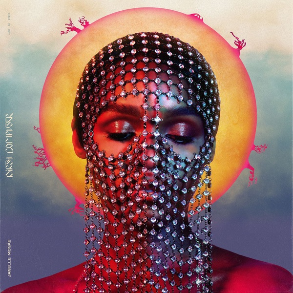 cover album art of janelle monae's dirty computer